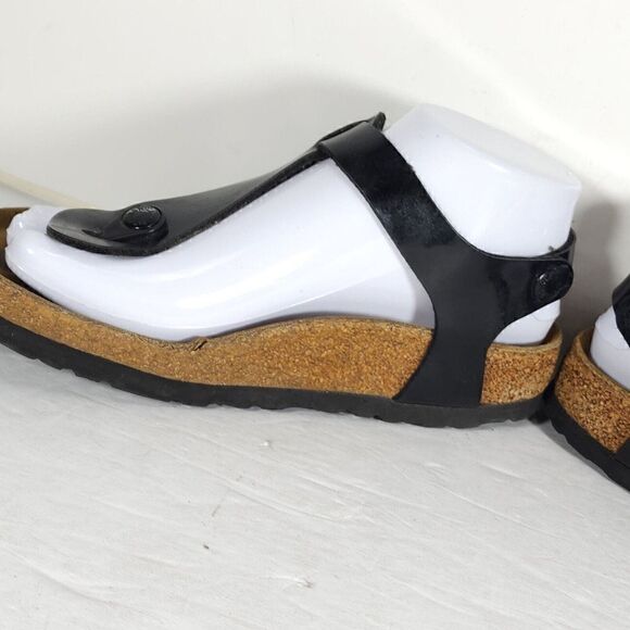 Birkenstock Women's Kairo US5 EU36 Black Birko-flor Flat Thong slingback Sandals - Picture 7 of 16